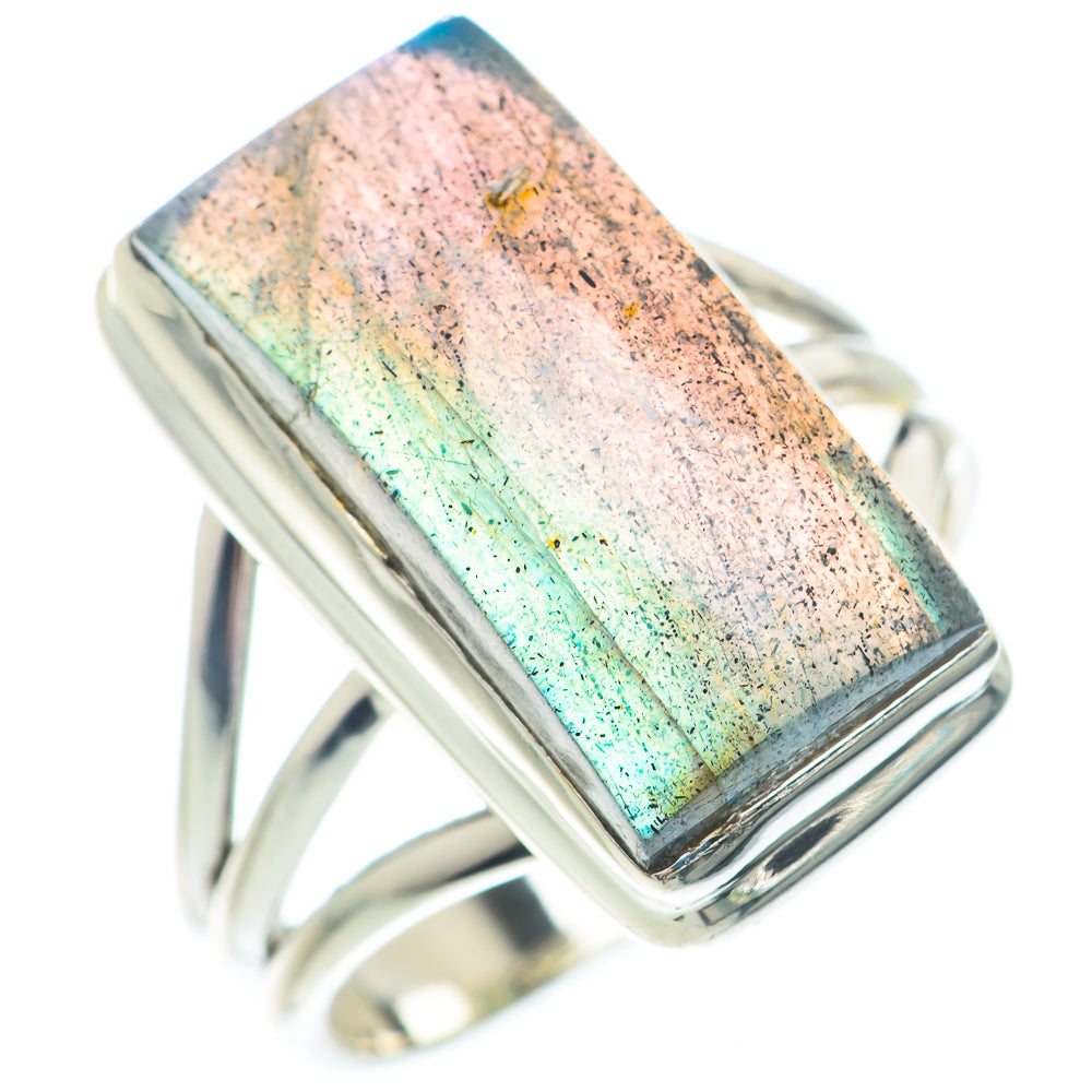Labradorite Rings handcrafted by Anasilvercos - RING73628