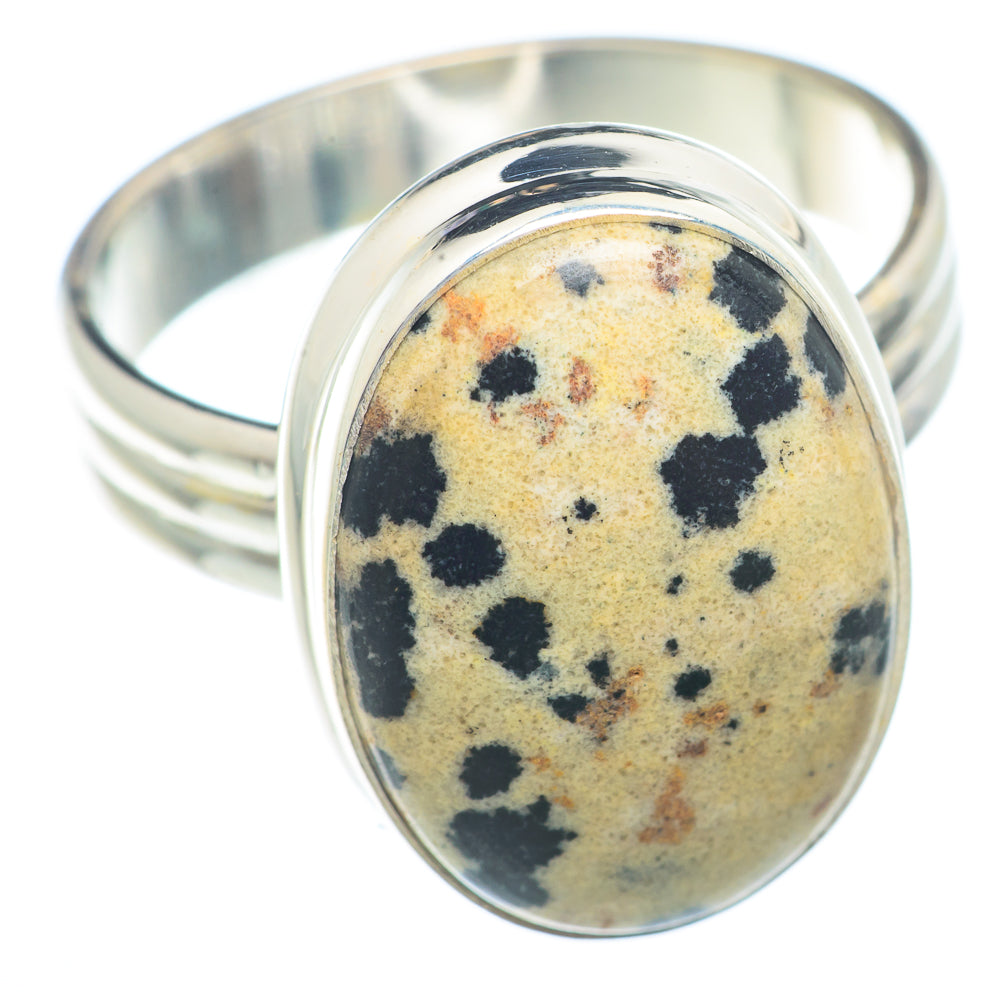 Dalmatian Jasper Rings handcrafted by Anasilvercos - RING73629 - Photo 2