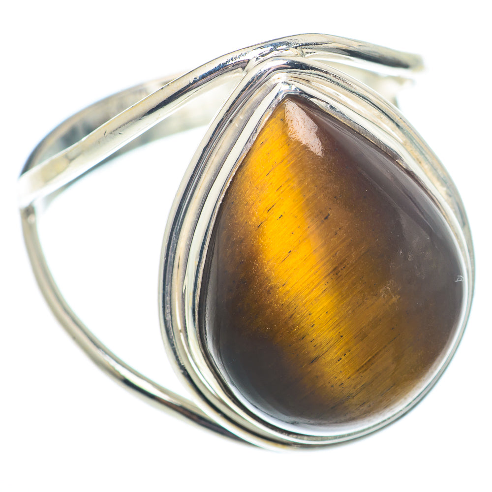 Tiger Eye Rings handcrafted by Anasilvercos - RING73632