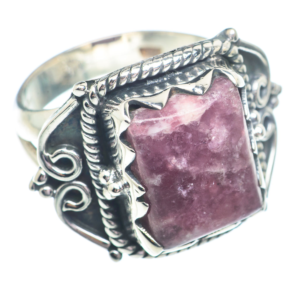 Lepidolite Rings handcrafted by Anasilvercos - RING73637