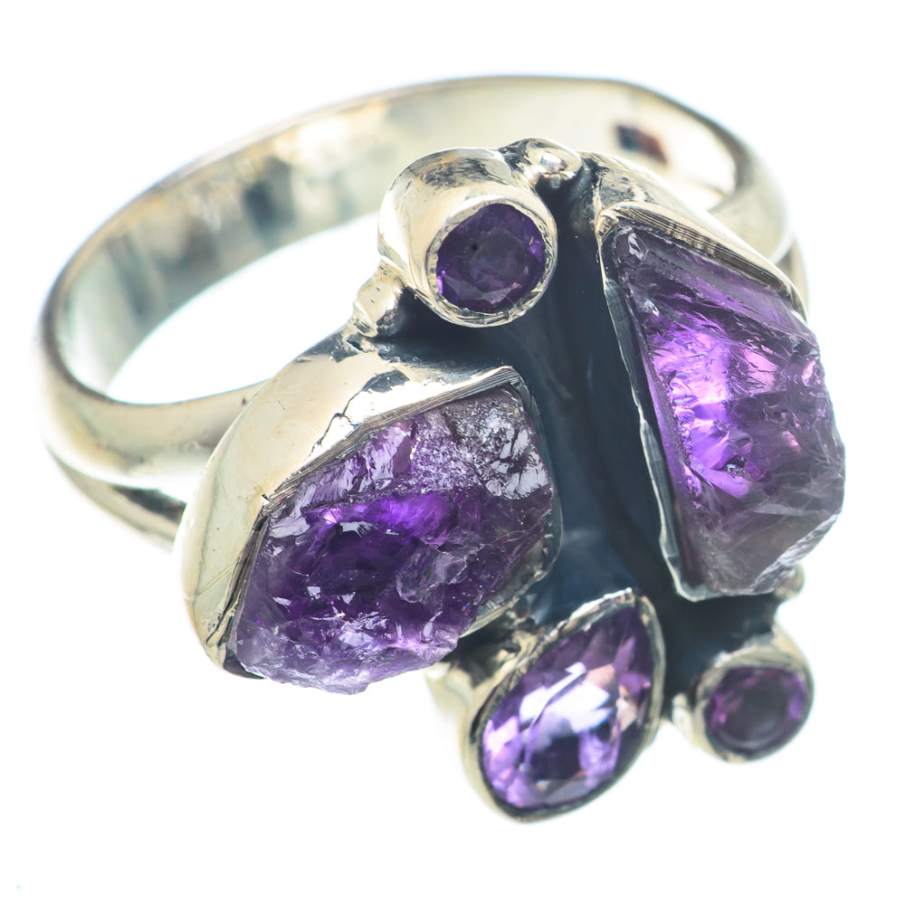 Amethyst Rings handcrafted by Anasilvercos - RING73641