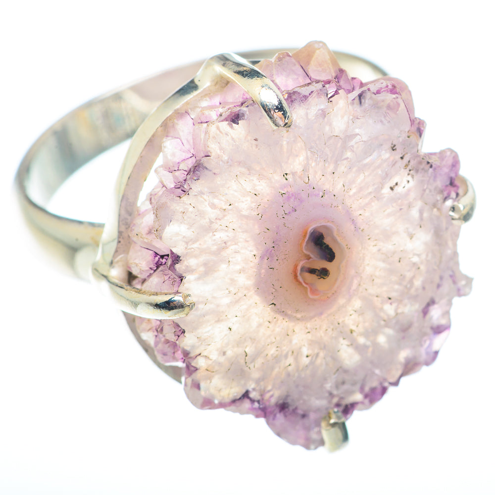 Amethyst Stalactite Rings handcrafted by Anasilvercos - RING73643