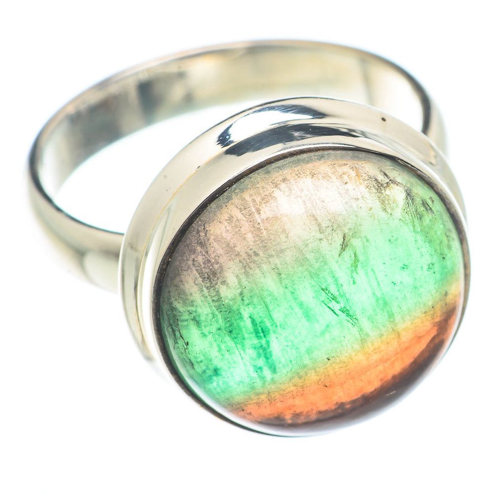 Green Fluorite Rings handcrafted by Anasilvercos - RING73655