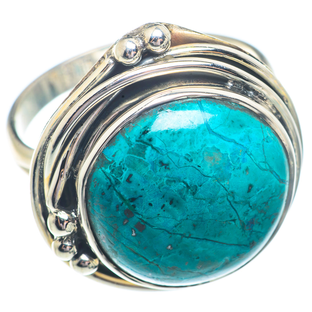 Chrysocolla Rings handcrafted by Anasilvercos - RING73664