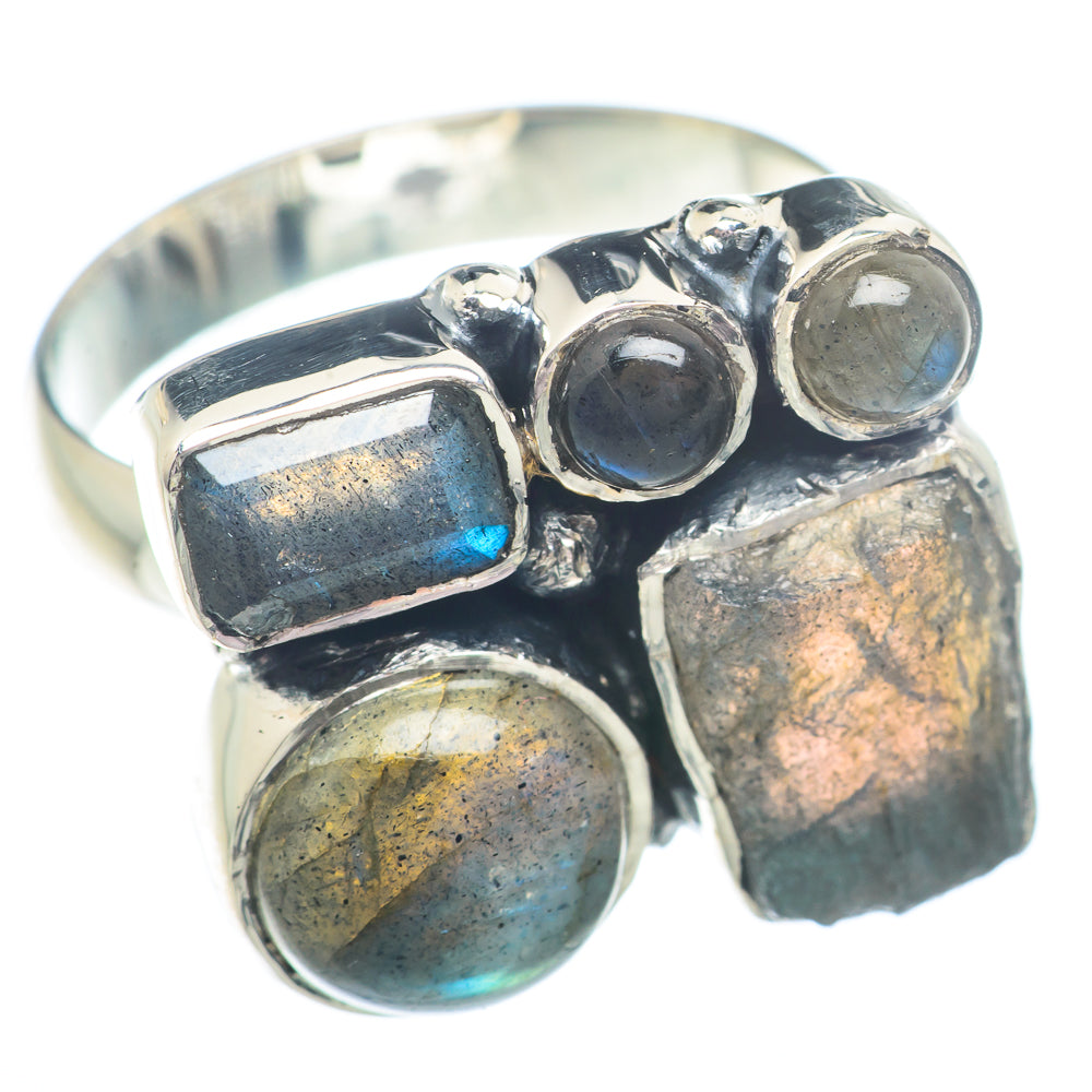 Labradorite Rings handcrafted by Anasilvercos - RING73668