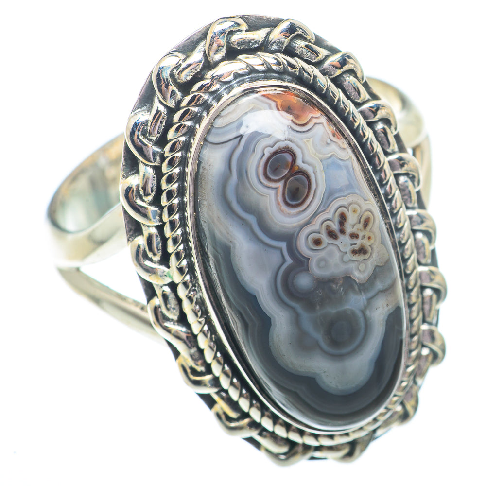 Ocean Jasper Rings handcrafted by Anasilvercos - RING73675