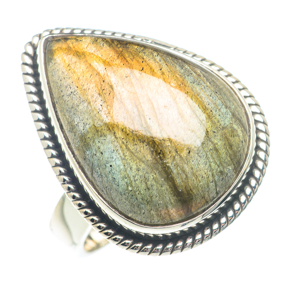 Labradorite Rings handcrafted by Anasilvercos - RING73678