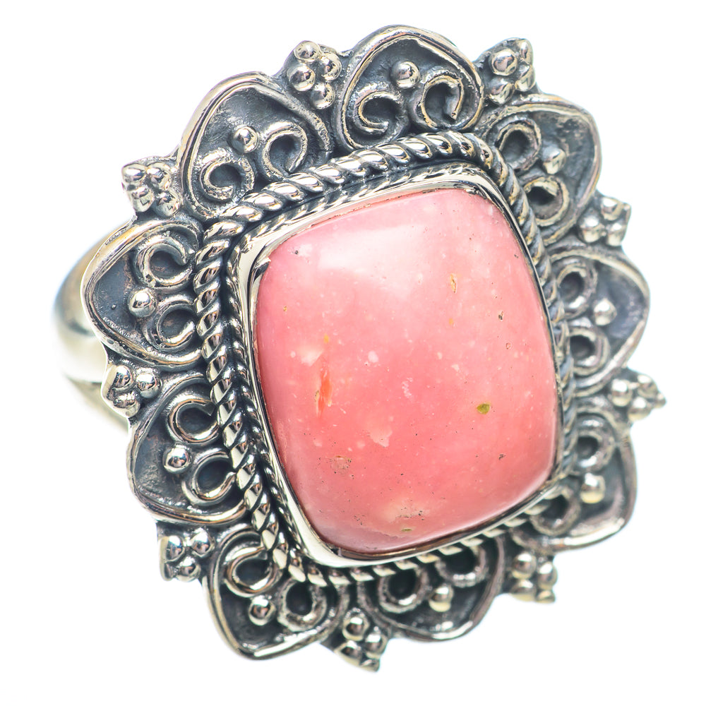 Pink Opal Rings handcrafted by Anasilvercos - RING73683