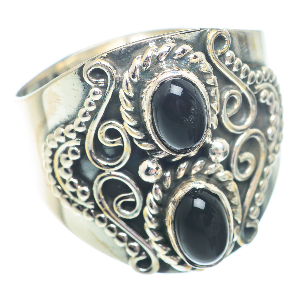 Black Onyx Rings handcrafted by Anasilvercos - RING73693