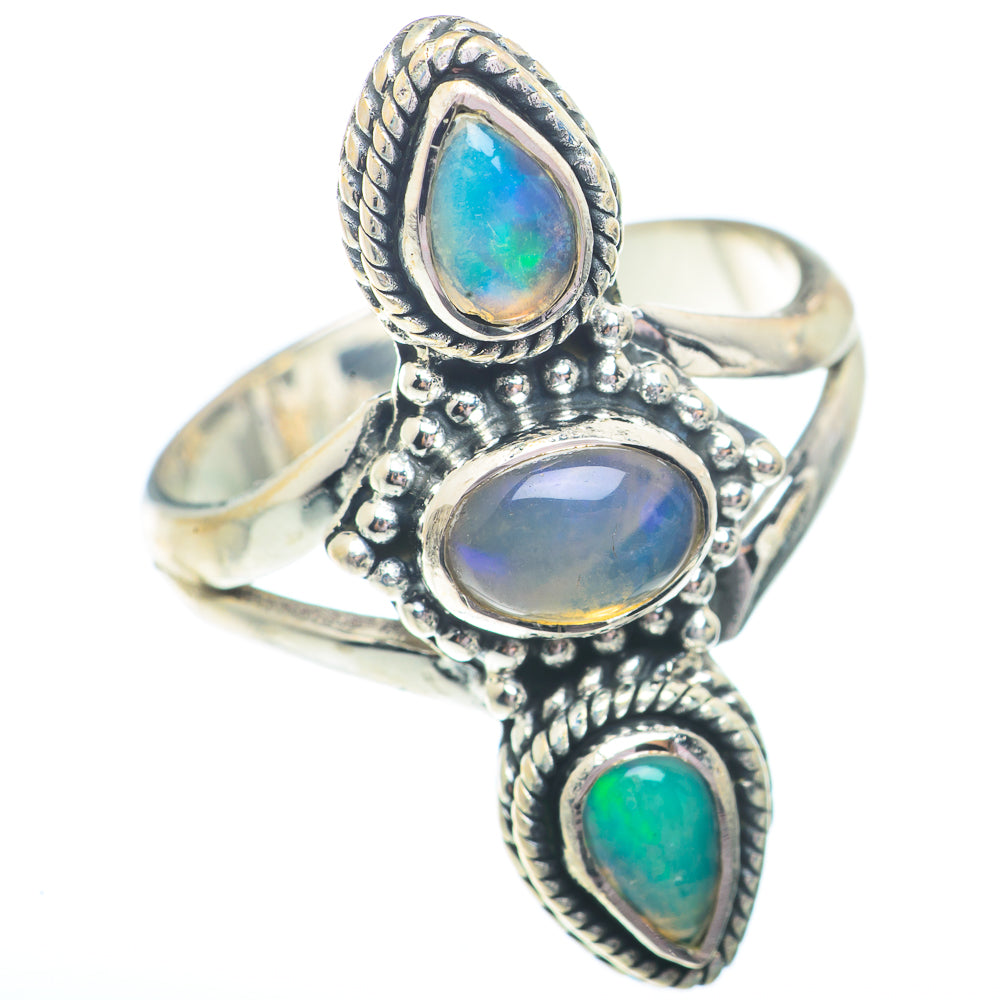 Ethiopian Opal Rings handcrafted by Anasilvercos - RING73703