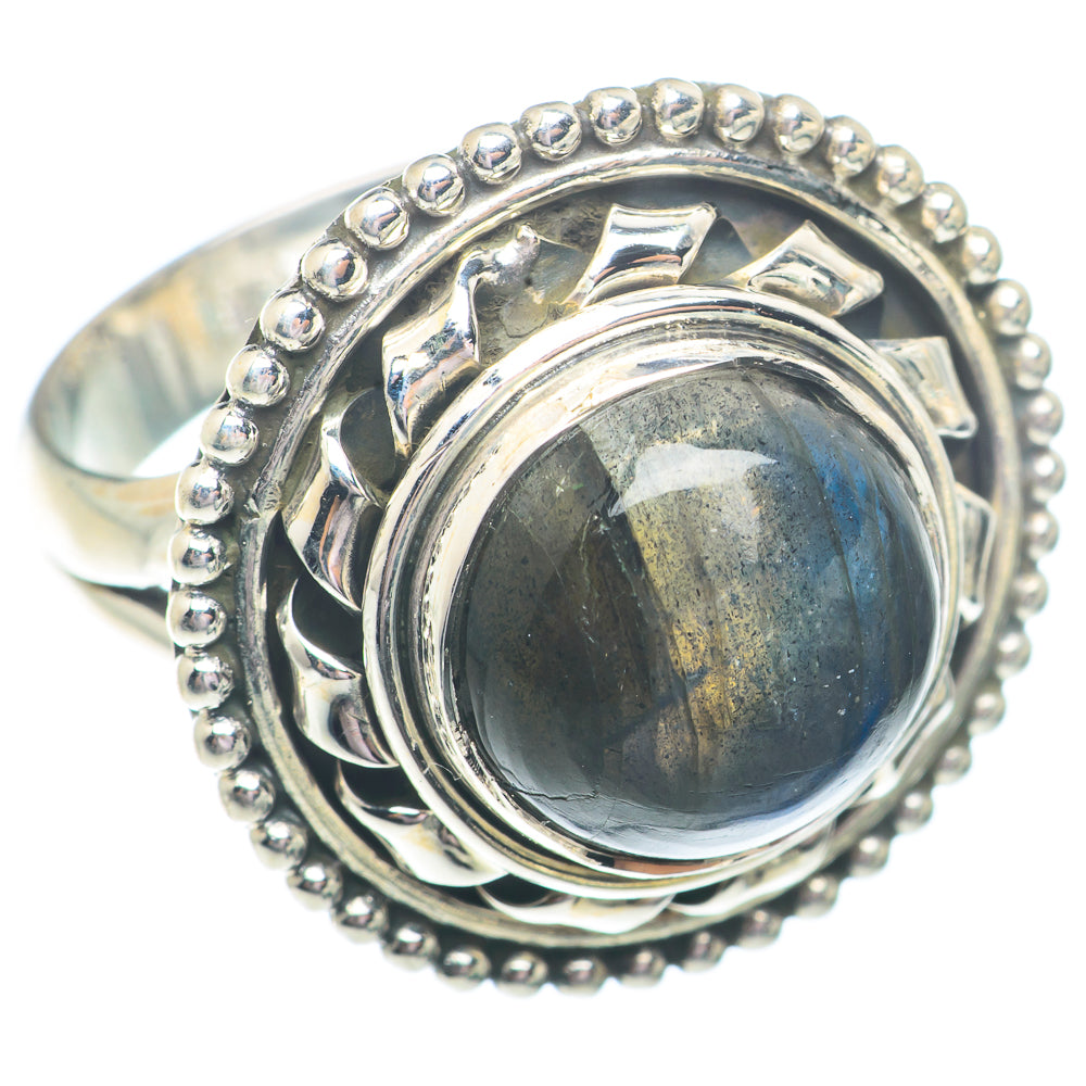 Labradorite Rings handcrafted by Anasilvercos - RING73709