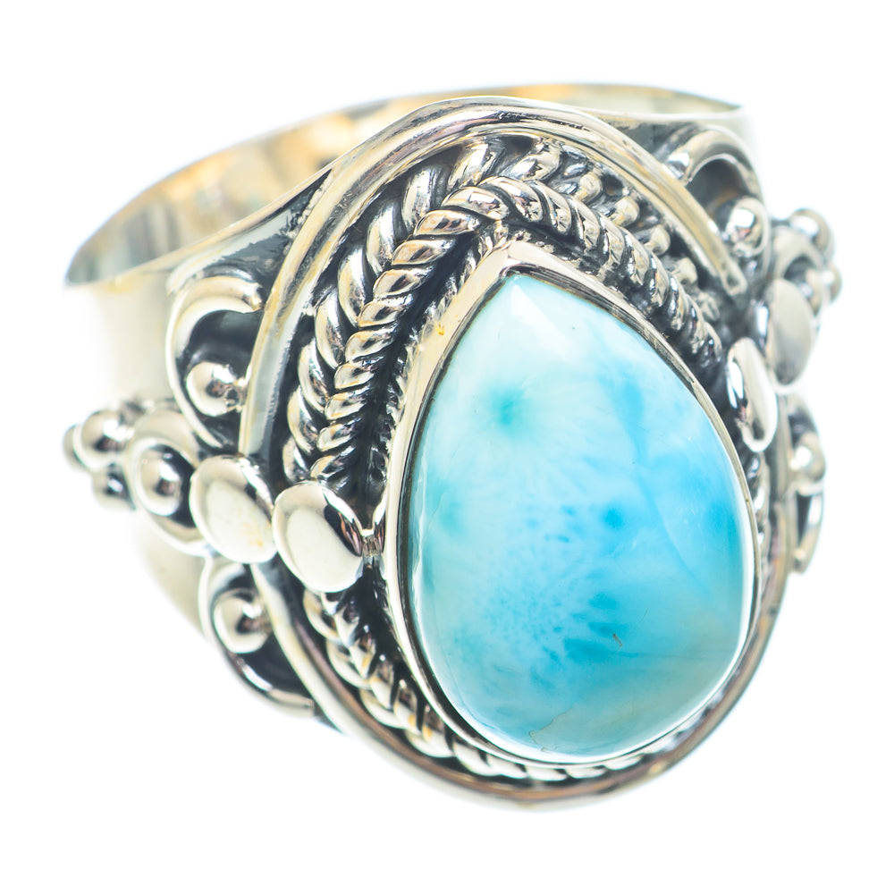Larimar Rings handcrafted by Anasilvercos - RING73711