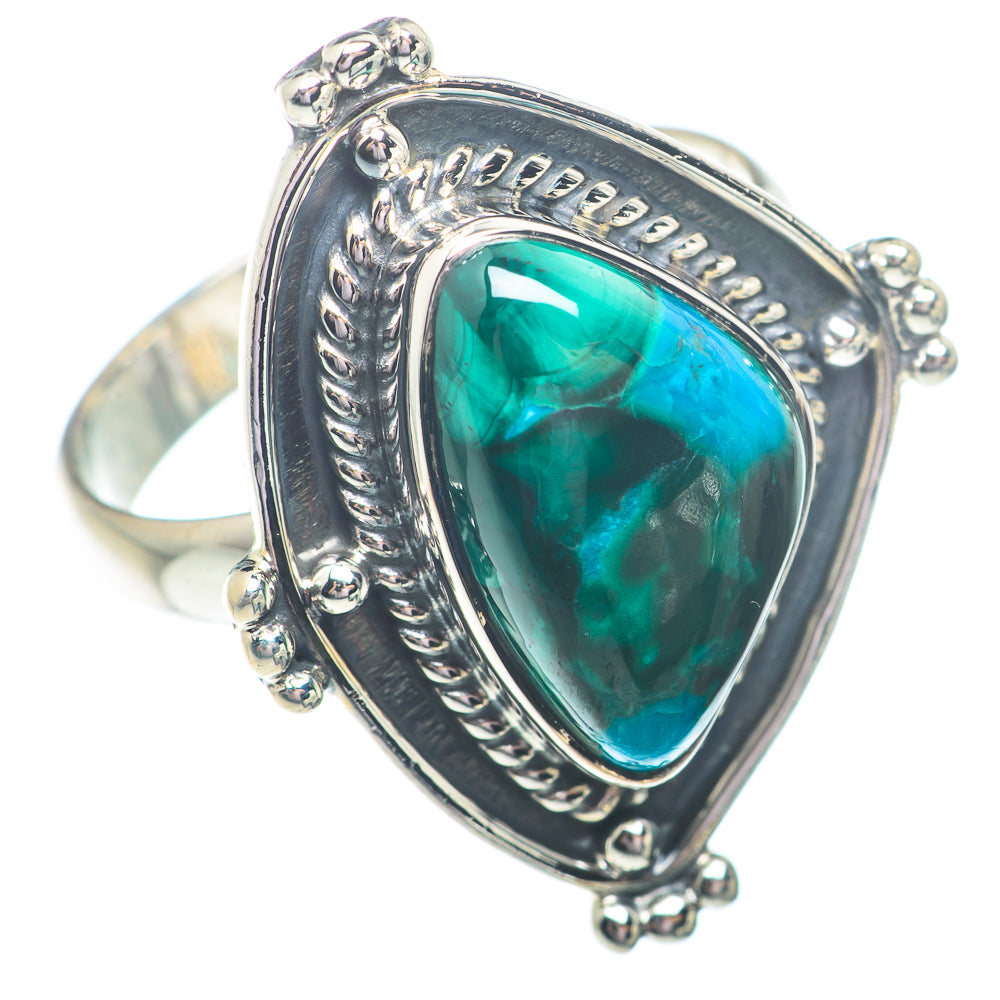 Chrysocolla Rings handcrafted by Anasilvercos - RING73716