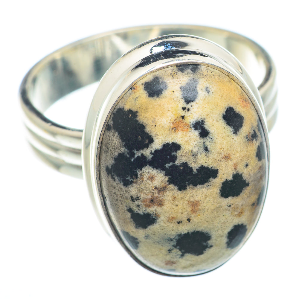 Dalmatian Jasper Rings handcrafted by Anasilvercos - RING73723
