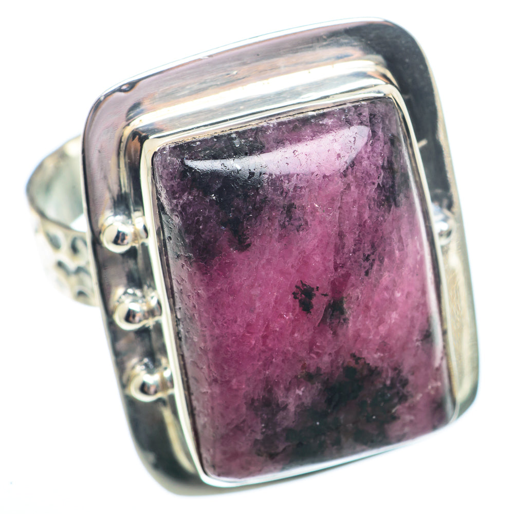 Rhodonite Rings handcrafted by Anasilvercos - RING73730