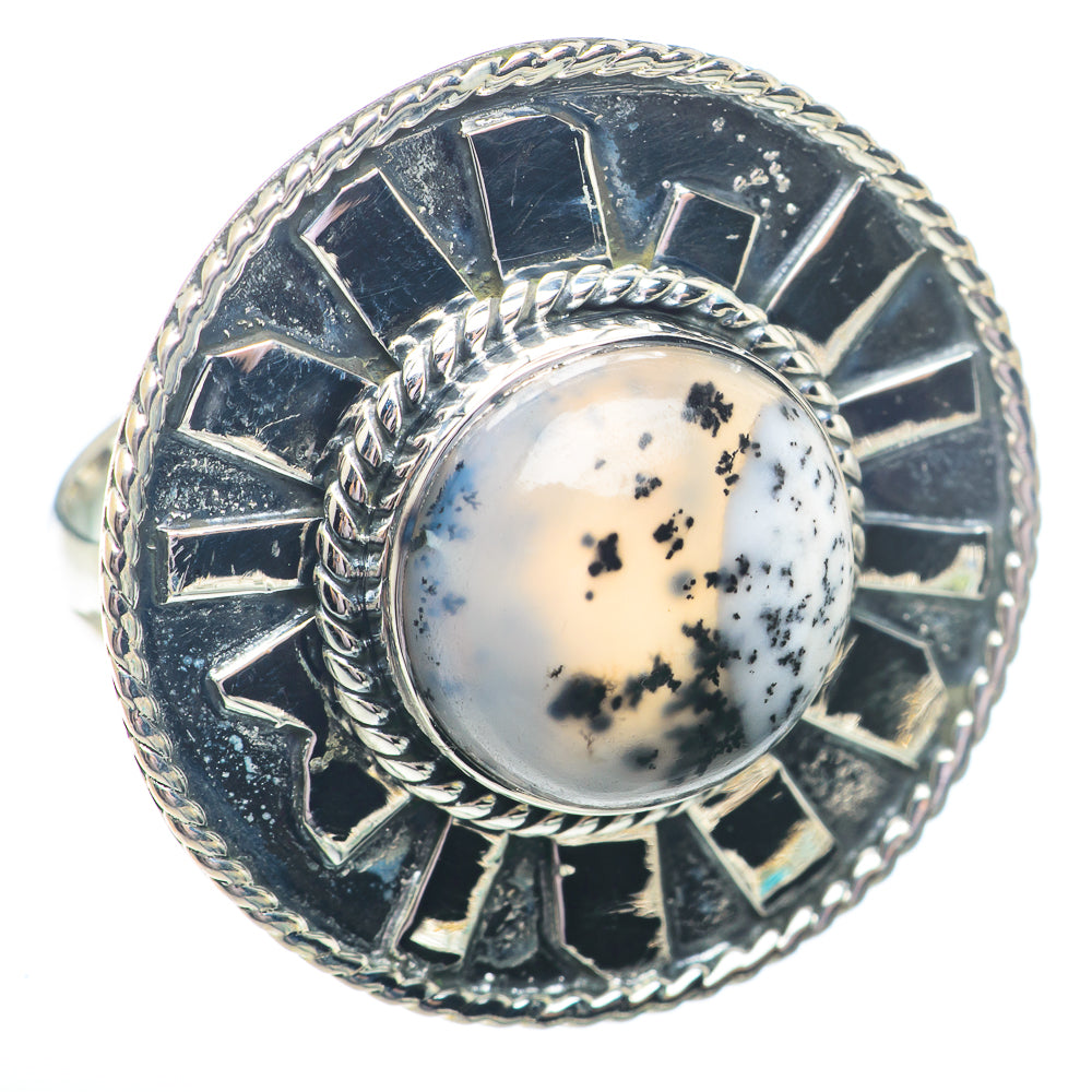 Dendritic Opal Rings handcrafted by Anasilvercos - RING73738