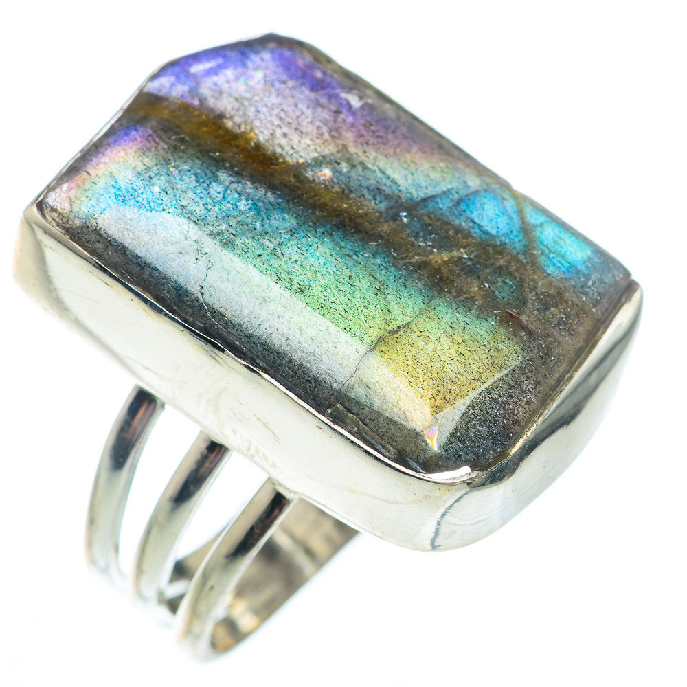 Labradorite Rings handcrafted by Anasilvercos - RING73742
