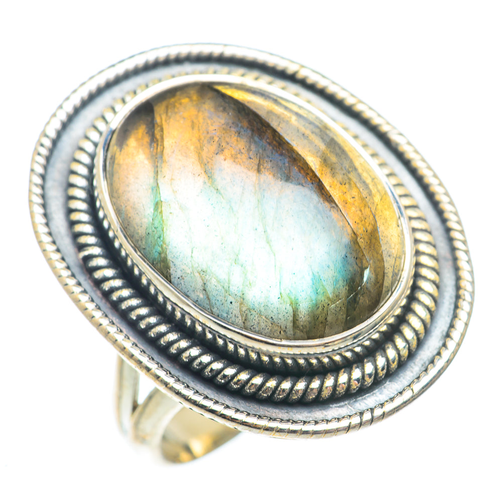 Labradorite Rings handcrafted by Anasilvercos - RING73750