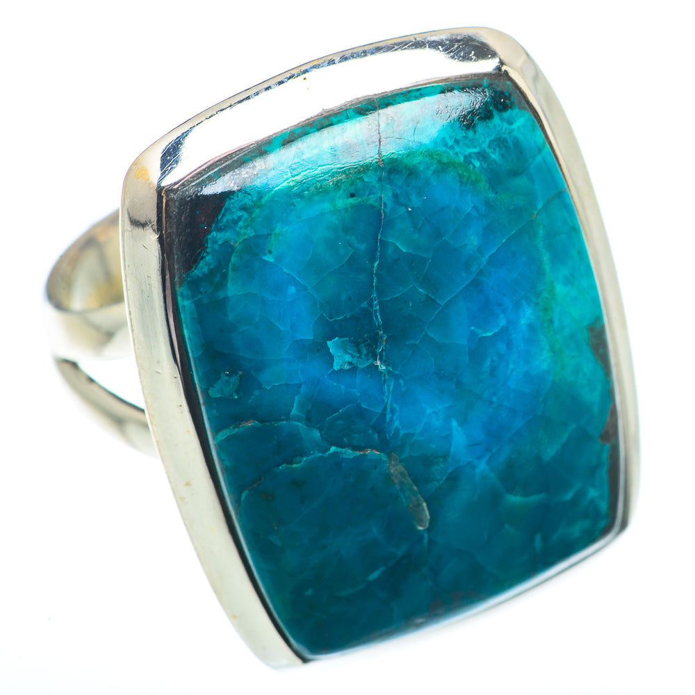 Chrysocolla Rings handcrafted by Anasilvercos - RING73756