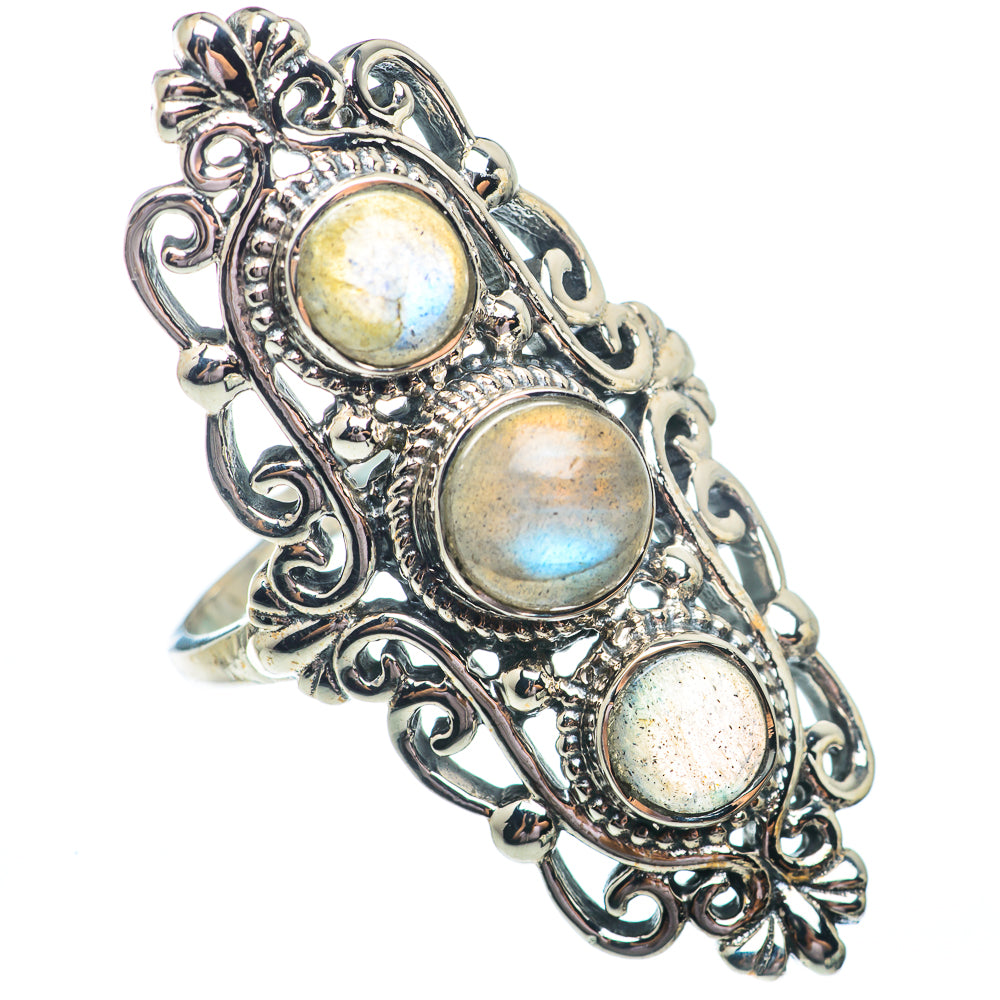 Labradorite Rings handcrafted by Anasilvercos - RING73758
