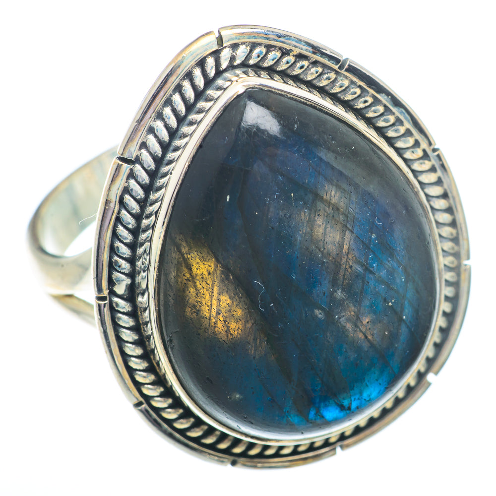 Labradorite Rings handcrafted by Anasilvercos - RING73759