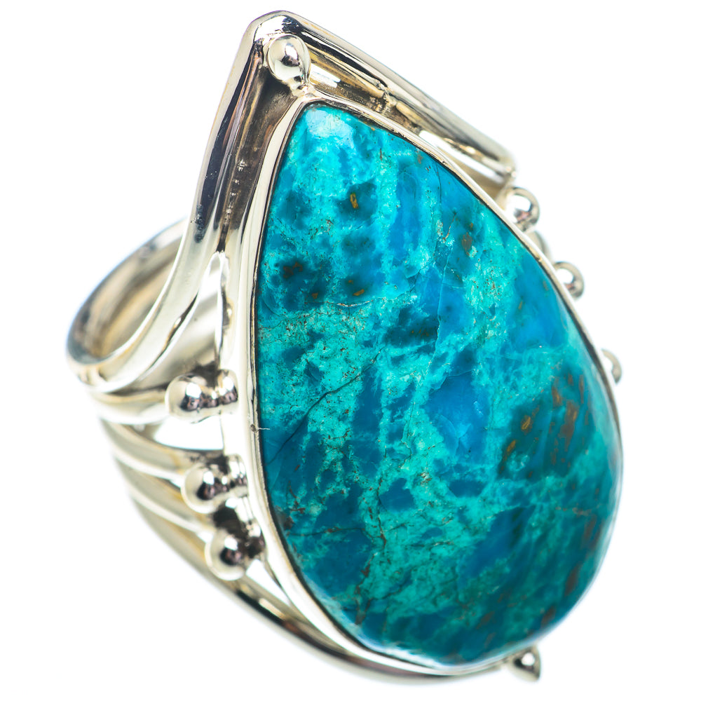Chrysocolla Rings handcrafted by Anasilvercos - RING73761