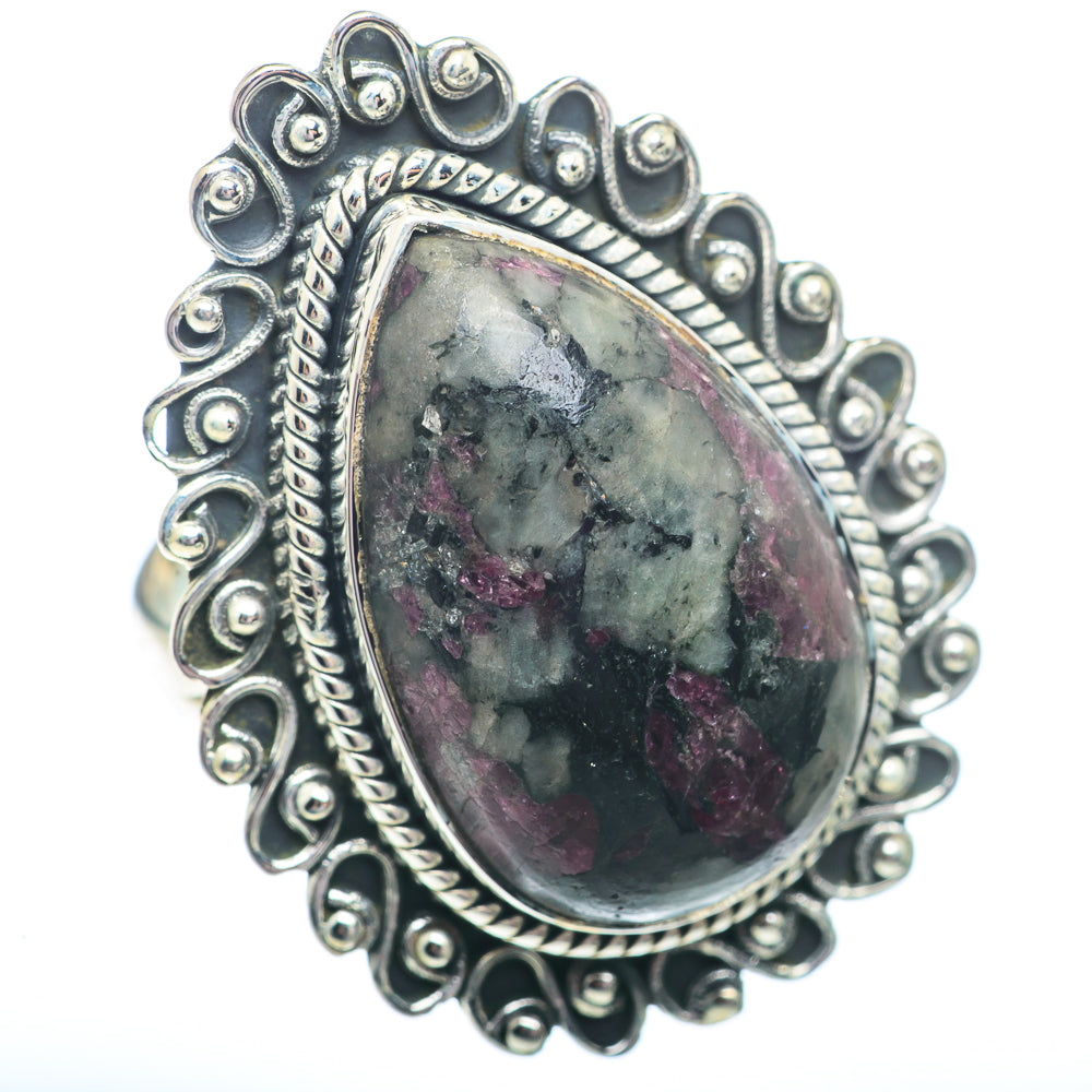 Russian Eudialyte Rings handcrafted by Anasilvercos - RING73767