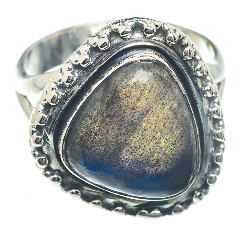 Labradorite Rings handcrafted by Anasilvercos - RING73774