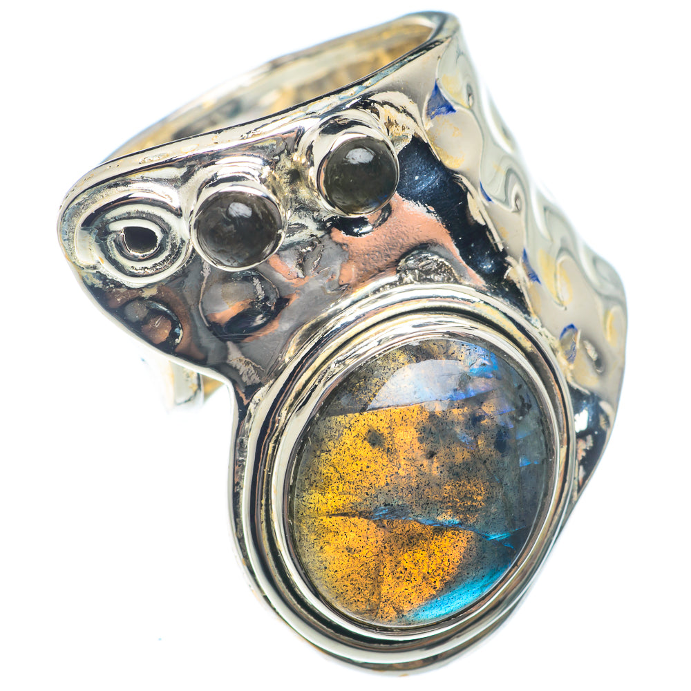 Labradorite Rings handcrafted by Anasilvercos - RING73777