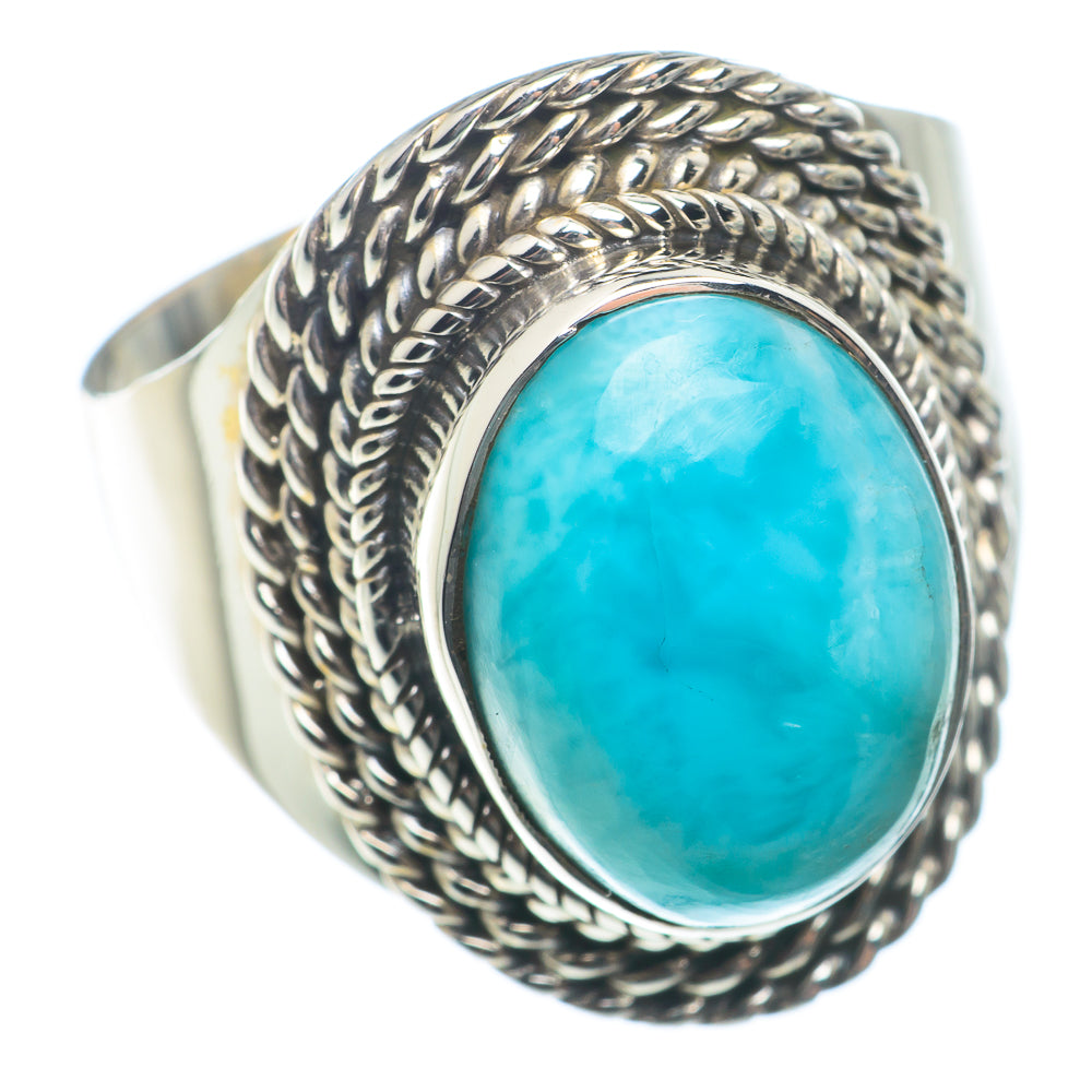 Larimar Rings handcrafted by Anasilvercos - RING73779