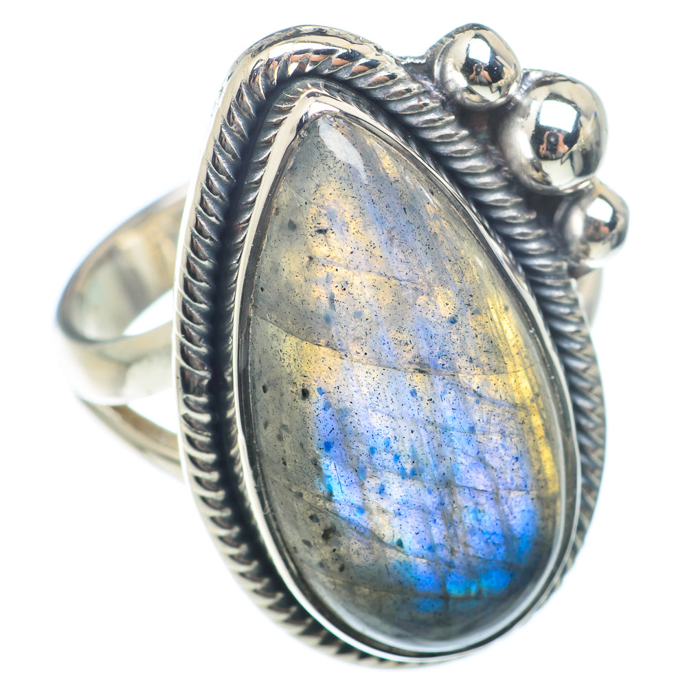 Labradorite Rings handcrafted by Anasilvercos - RING73780