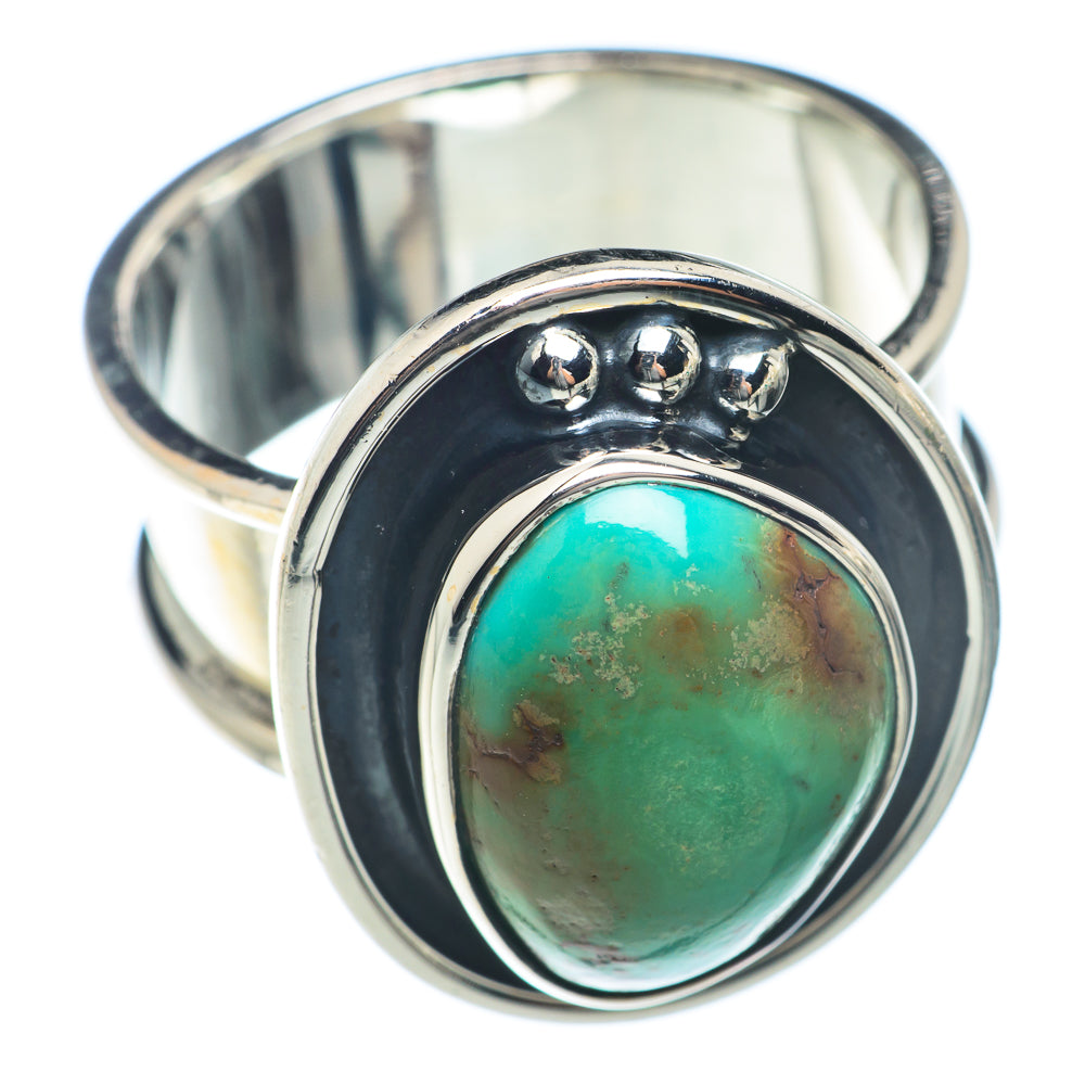 Arizona Turquoise Rings handcrafted by Anasilvercos - RING73784