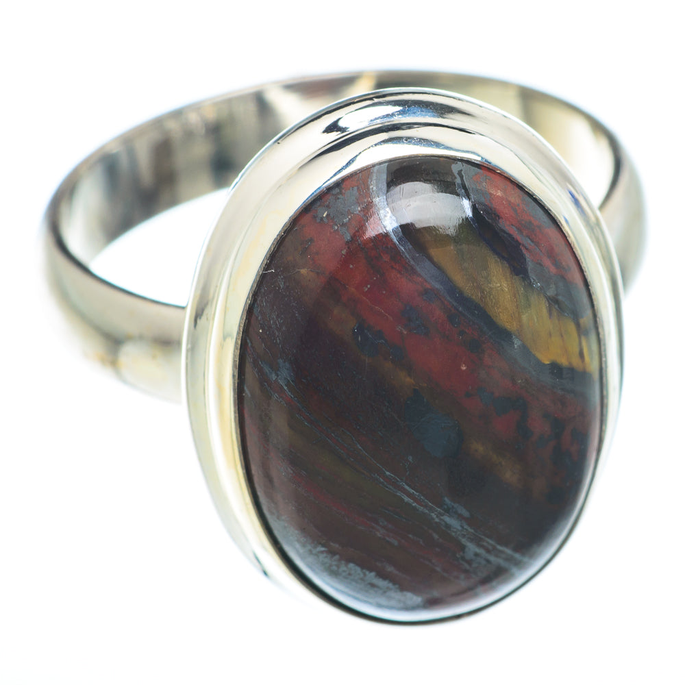 Red Tiger Iron Rings handcrafted by Anasilvercos - RING73787