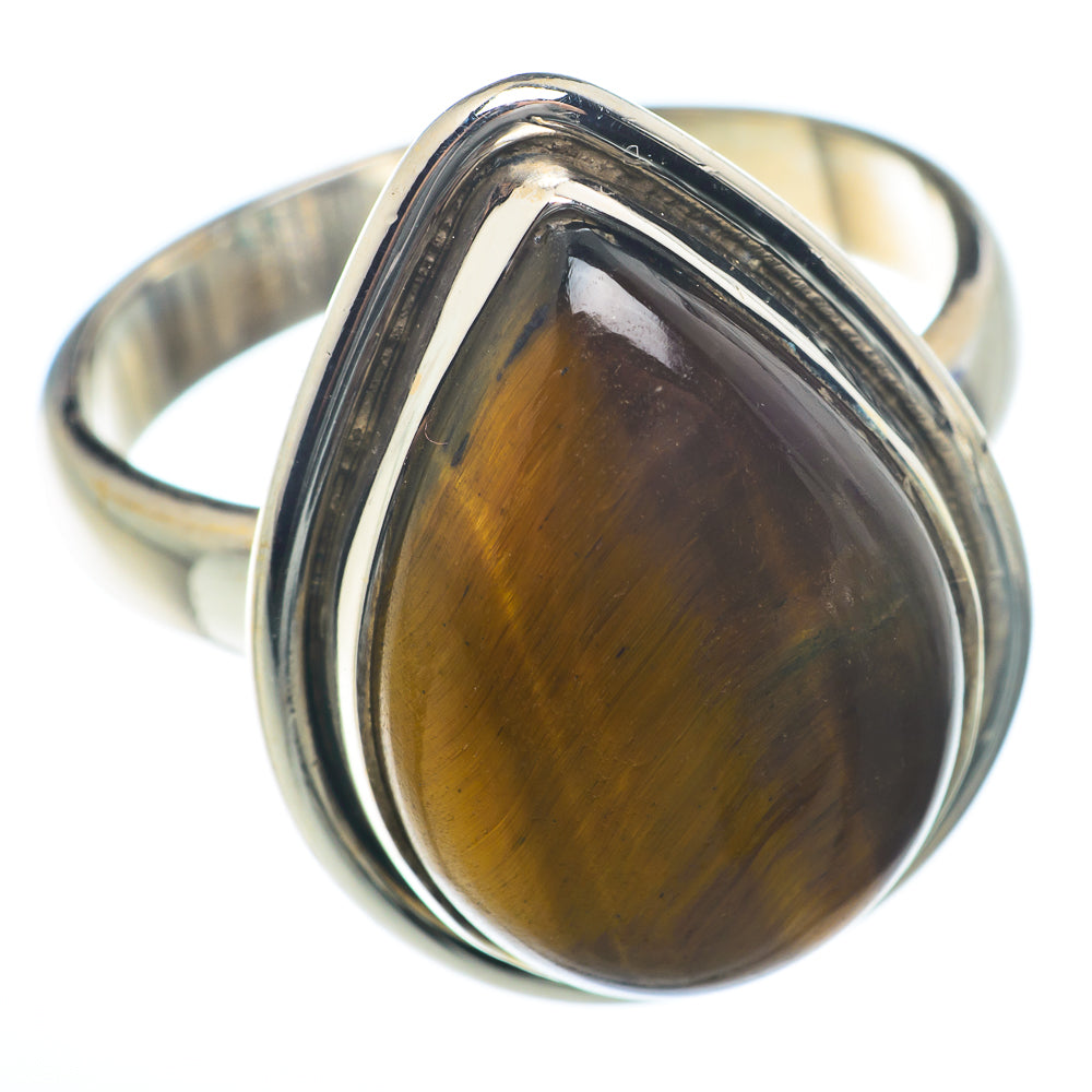 Tiger Eye Rings handcrafted by Anasilvercos - RING73788