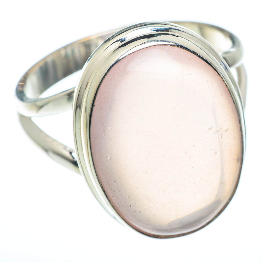 Rose Quartz Rings handcrafted by Anasilvercos - RING73795