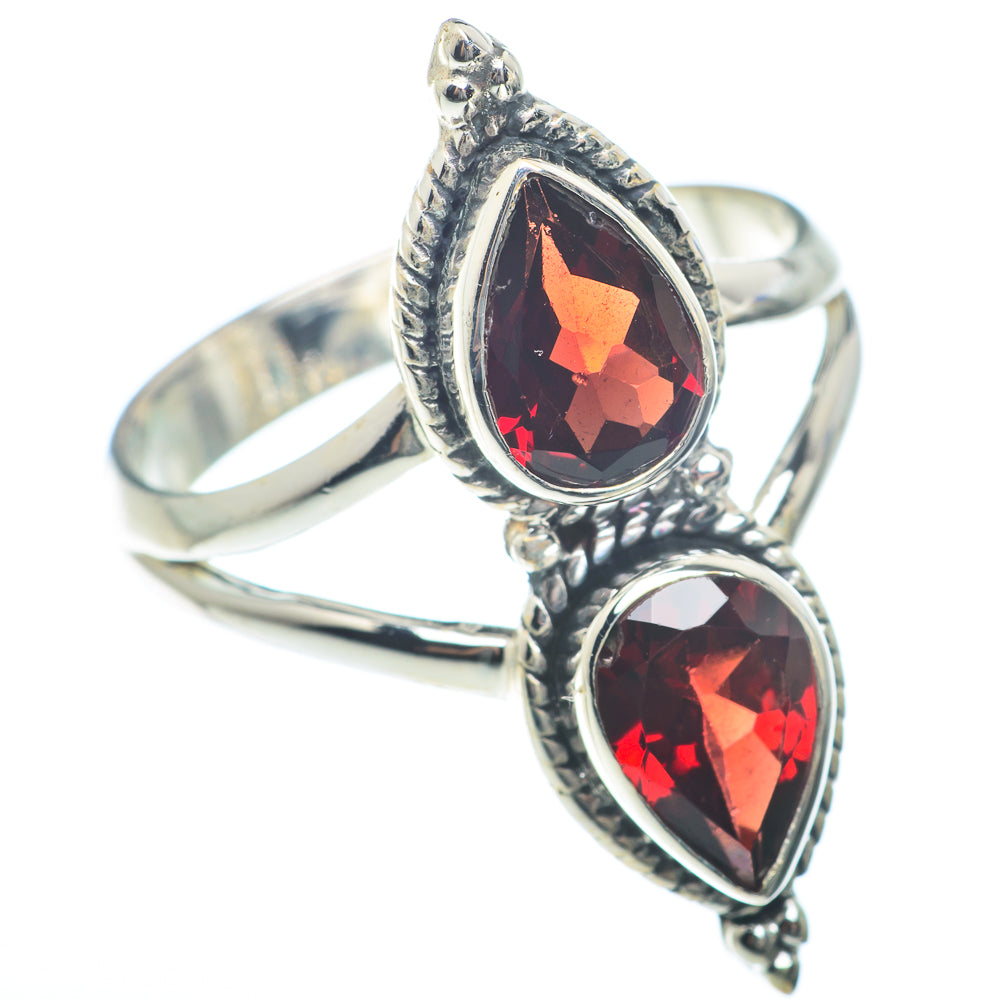 Garnet Rings handcrafted by Anasilvercos - RING73798