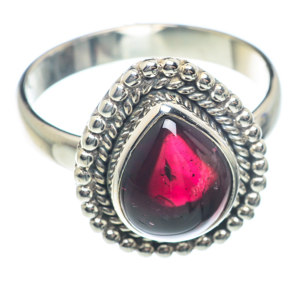 Garnet Rings handcrafted by Anasilvercos - RING73799