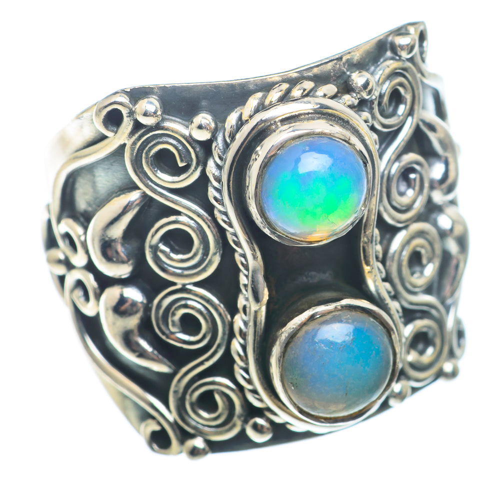 Ethiopian Opal Rings handcrafted by Anasilvercos - RING73811