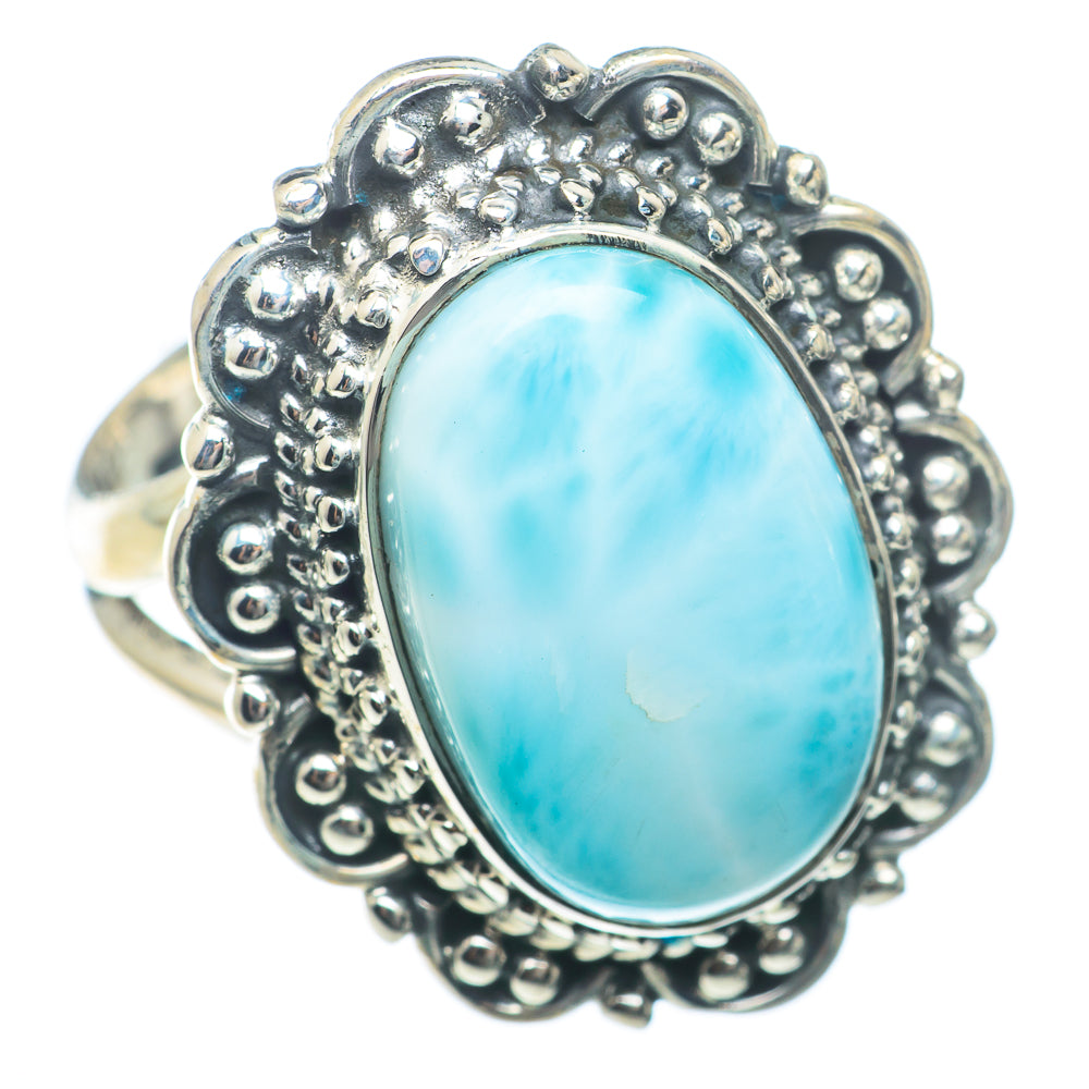 Larimar Rings handcrafted by Anasilvercos - RING73820
