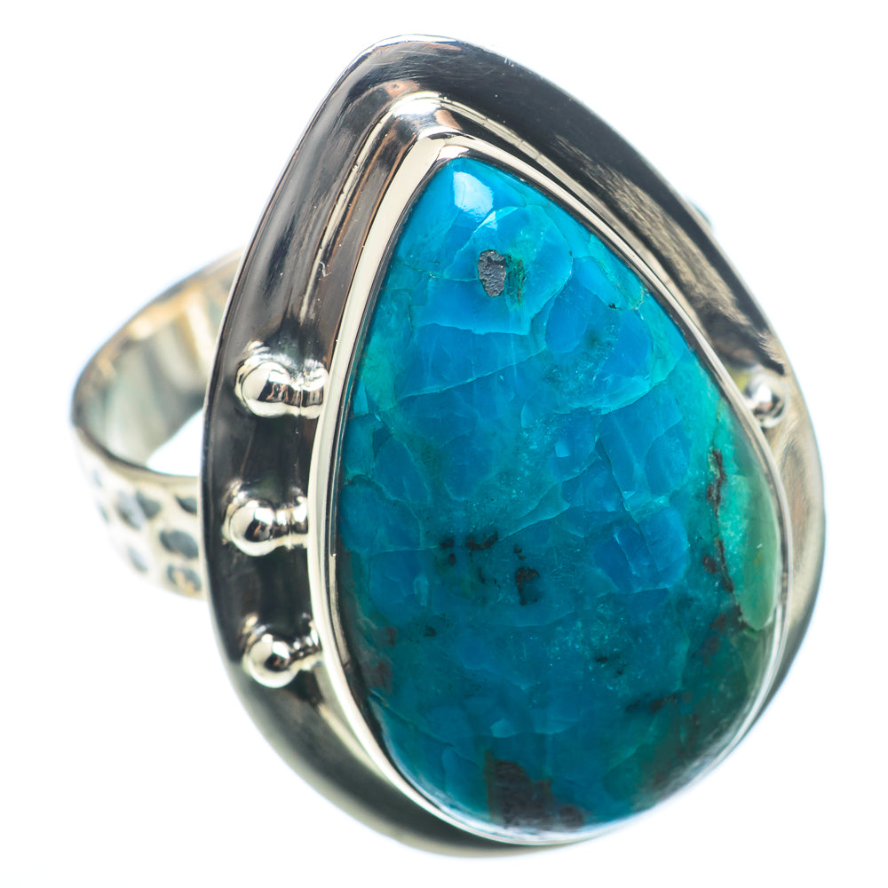 Chrysocolla Rings handcrafted by Anasilvercos - RING73826