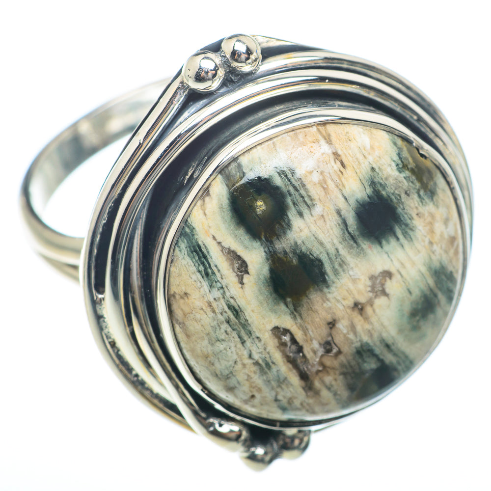 Ocean Jasper Rings handcrafted by Anasilvercos - RING73830