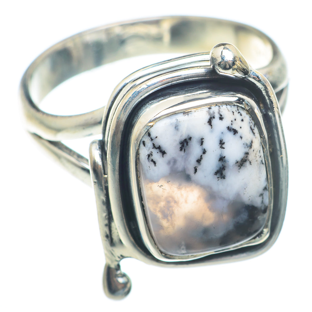 Dendritic Opal Rings handcrafted by Anasilvercos - RING73849