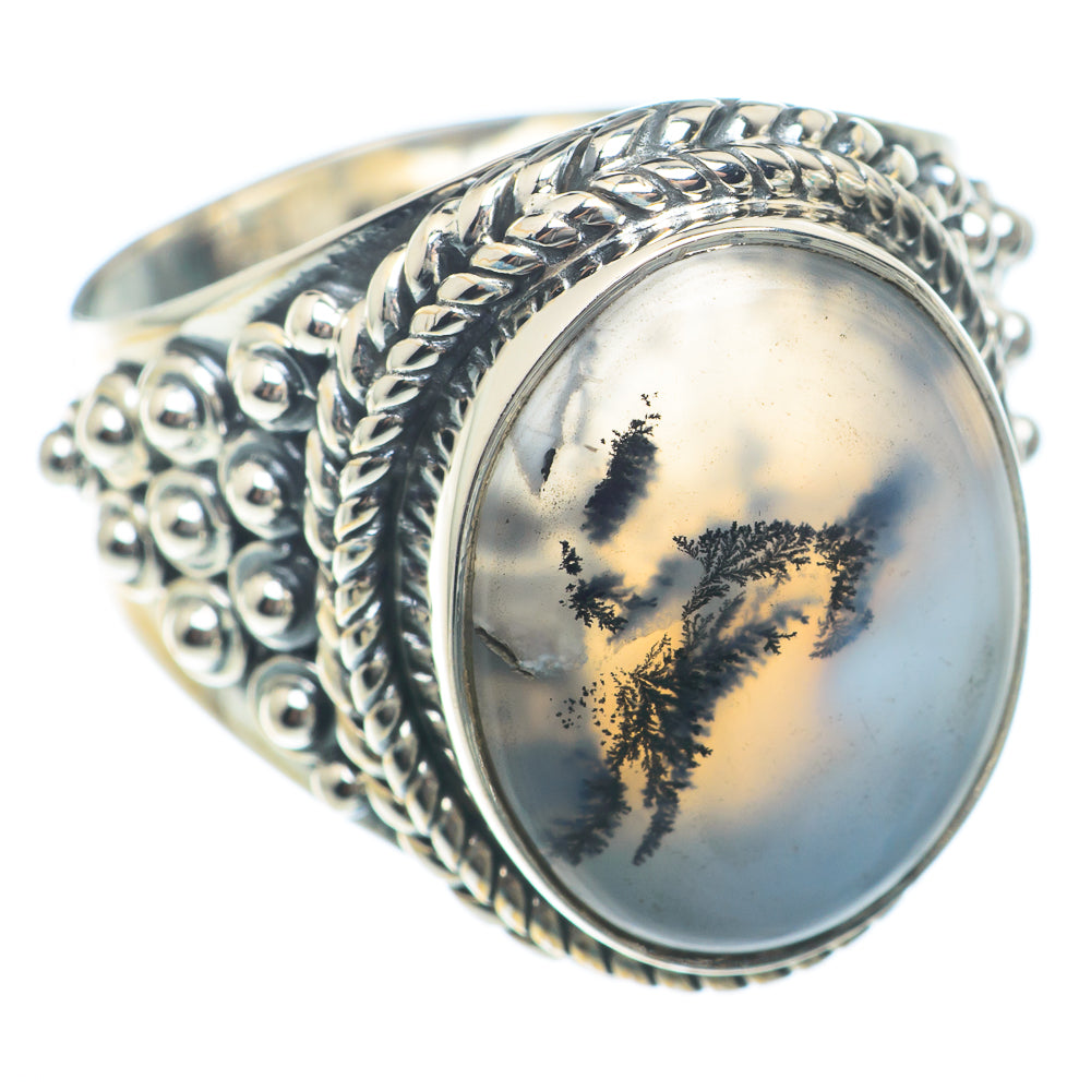 Dendritic Opal Rings handcrafted by Anasilvercos - RING73851