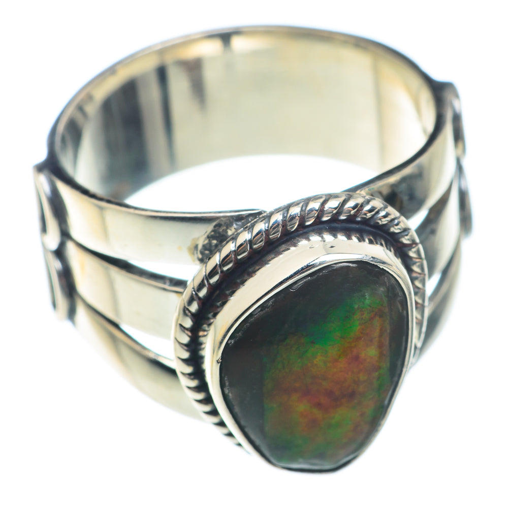 Ammolite Rings handcrafted by Anasilvercos - RING73853