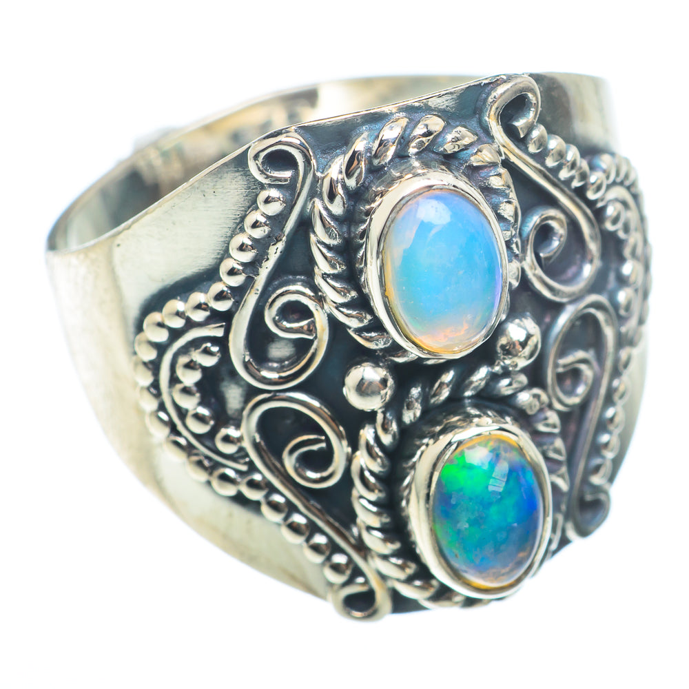 Ethiopian Opal Rings handcrafted by Anasilvercos - RING73854