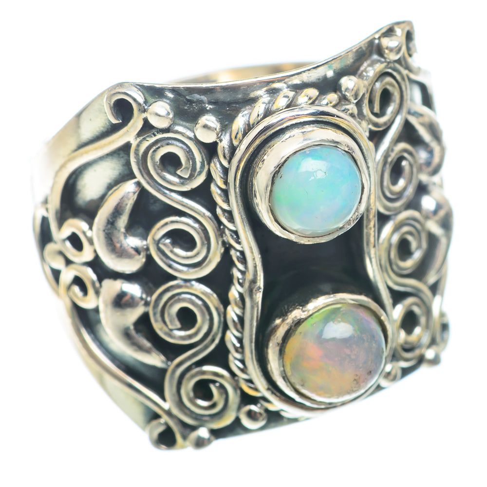 Ethiopian Opal Rings handcrafted by Anasilvercos - RING73855