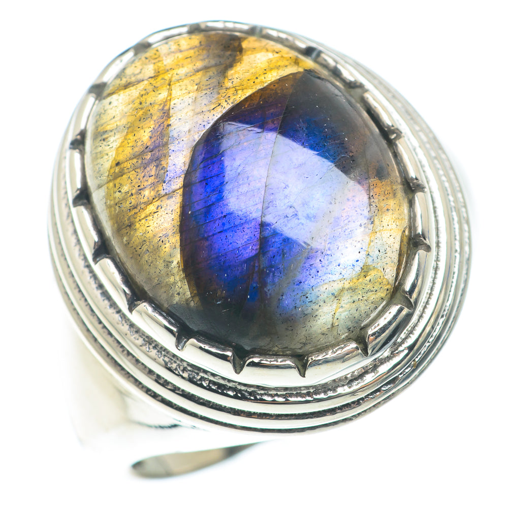 Labradorite Rings handcrafted by Anasilvercos - RING73865