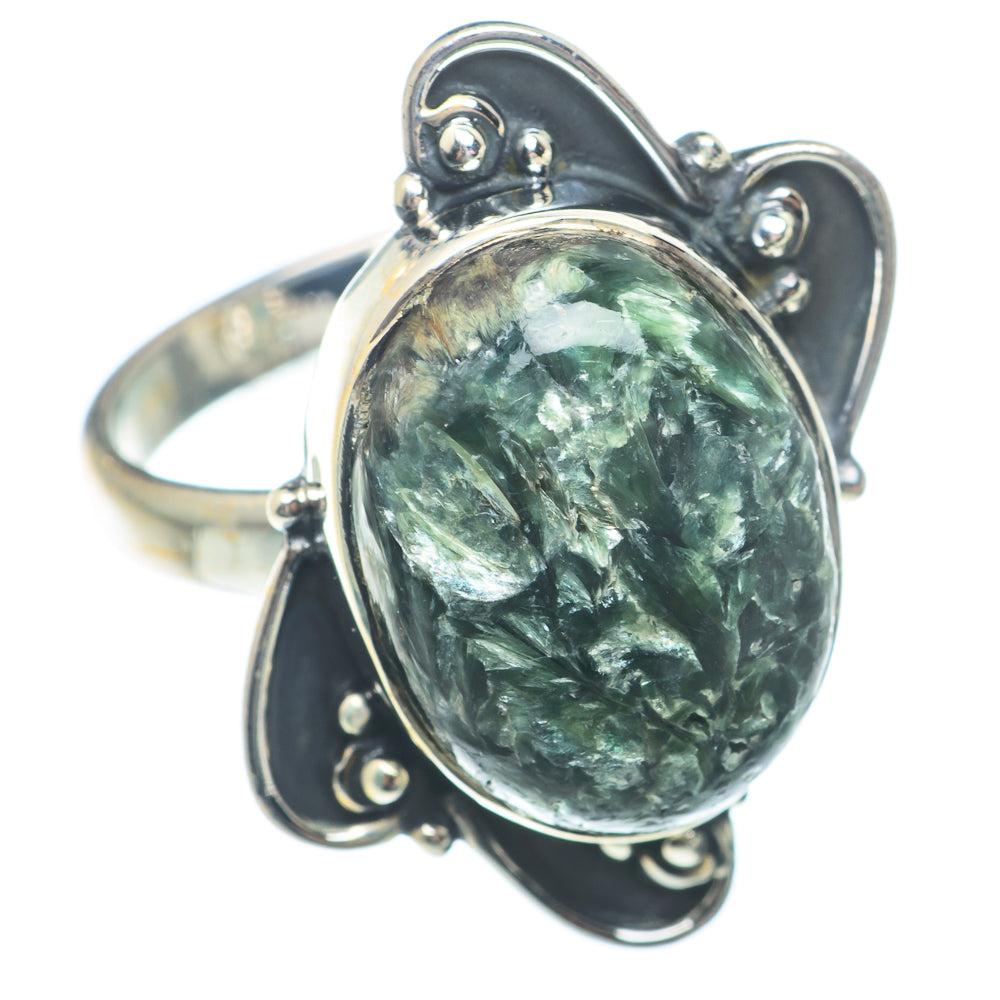 Seraphinite Rings handcrafted by Anasilvercos - RING73869