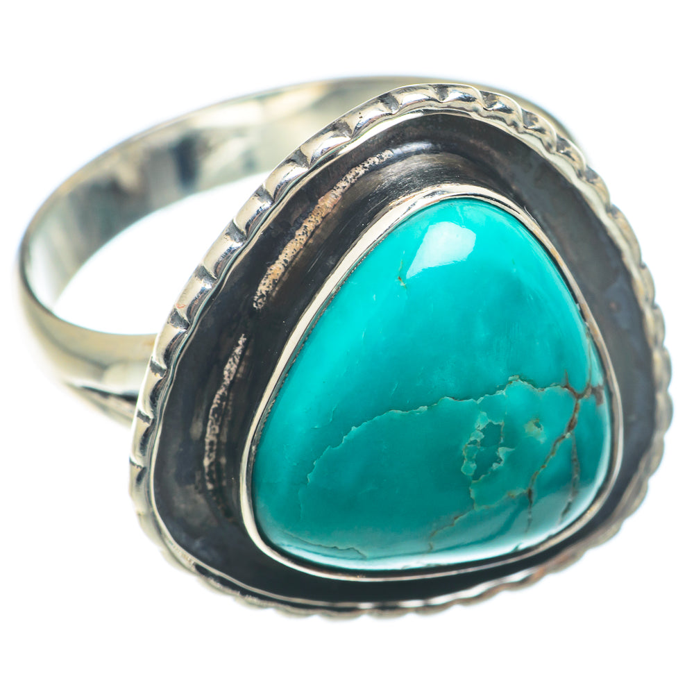 Arizona Turquoise Rings handcrafted by Anasilvercos - RING73870