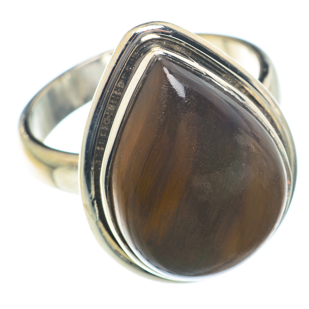 Tiger Eye Rings handcrafted by Anasilvercos - RING73876 - Photo 2